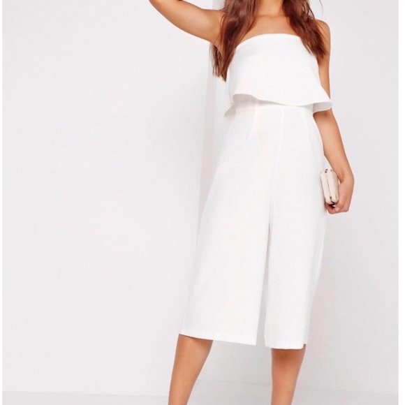 missguided white jumpsuit